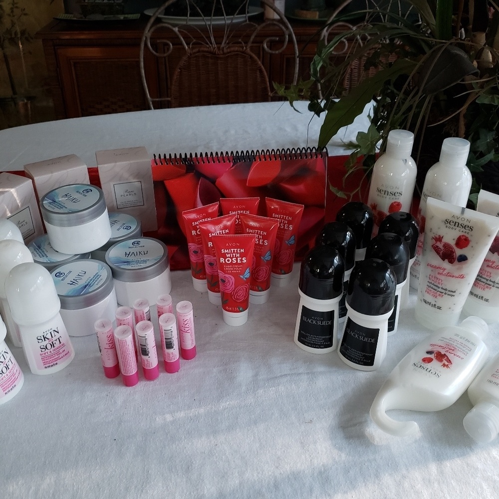 Avon bath and body products.